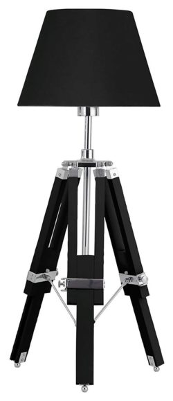 Feature Lamp with Tripod Base - Black
